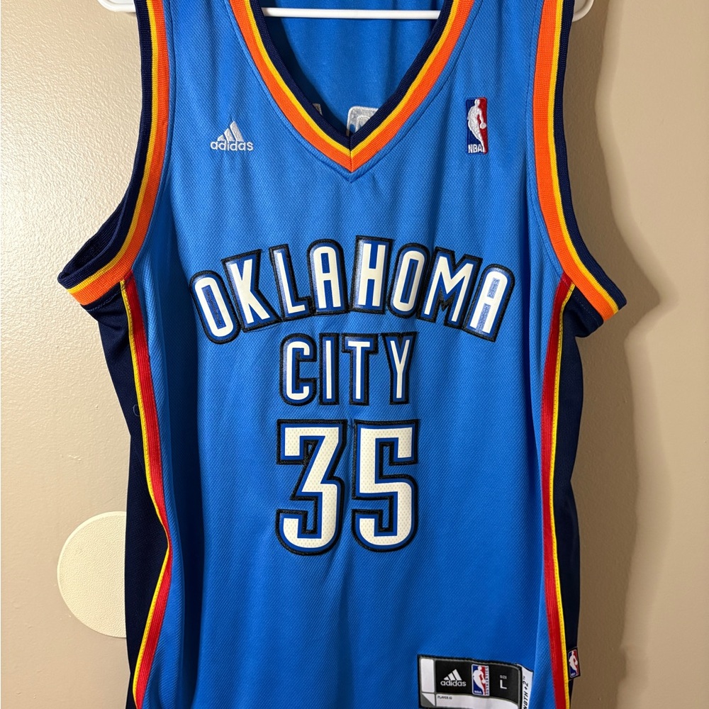 Kevin Durant Oklahoma City Jersey #35 Size Large Length +2